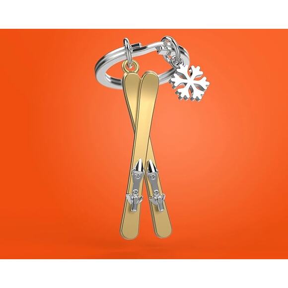 Metalmorphose SKI Keychain in Gift Box - Picture 2 of 3